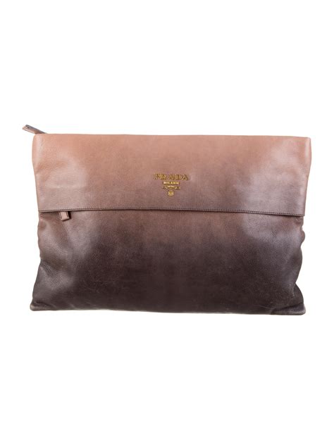 Prada ombre clutch .